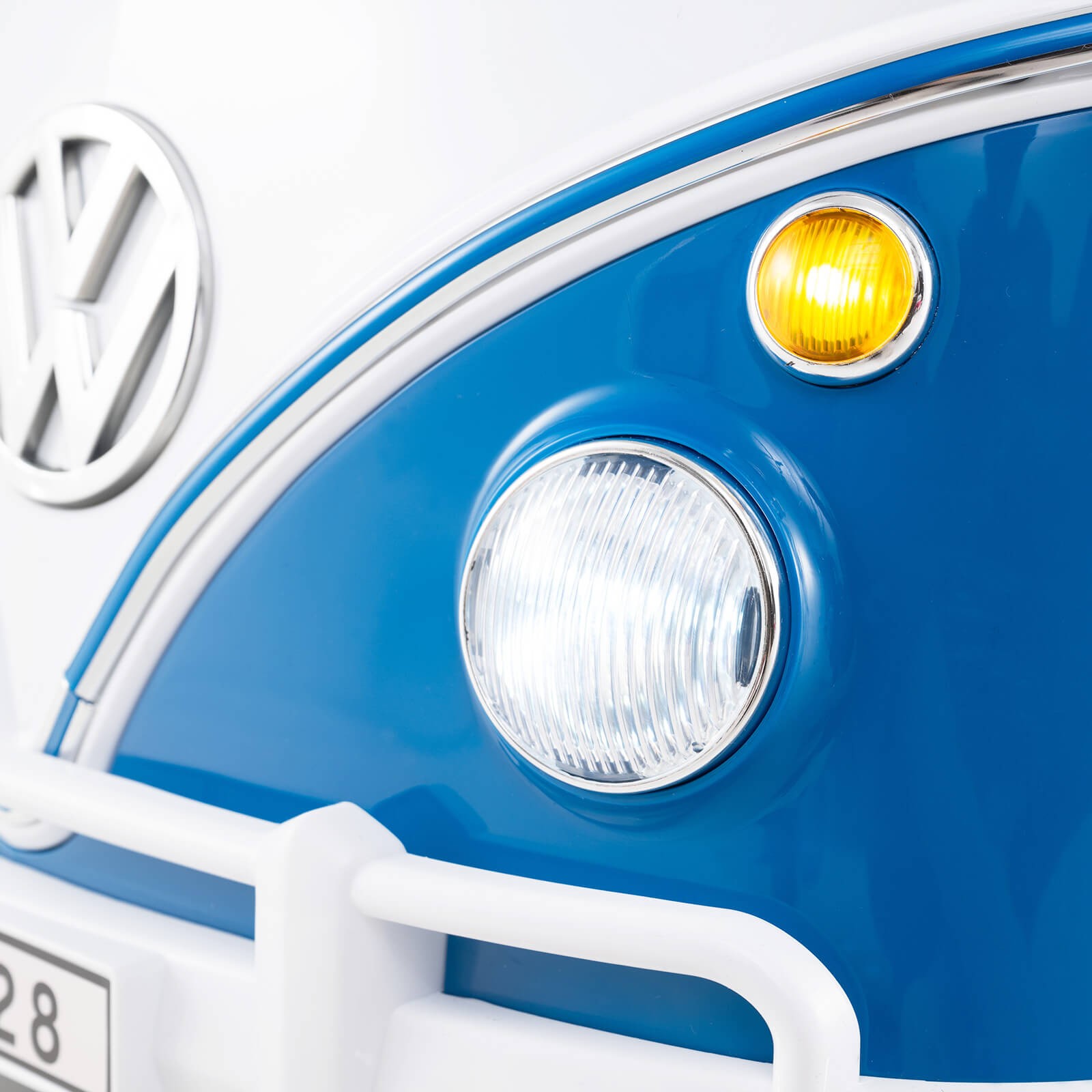 Licensed Volkswagen Ride-on Bus w/ Cup Holder, LED Headlights, Music & Horn