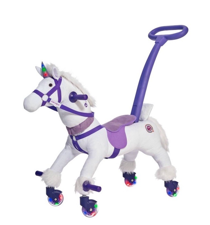 Power Pony Push Riding Toy – Crystal Ages 2 And Up Brand New