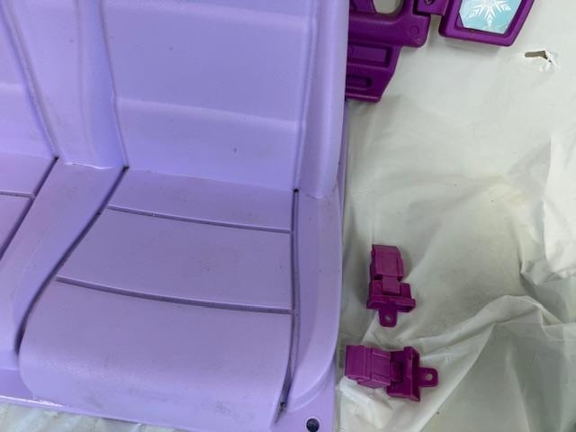 Power Wheels Wheel Frozen Purple Parts Windshield Steering Wheel Light Clamps