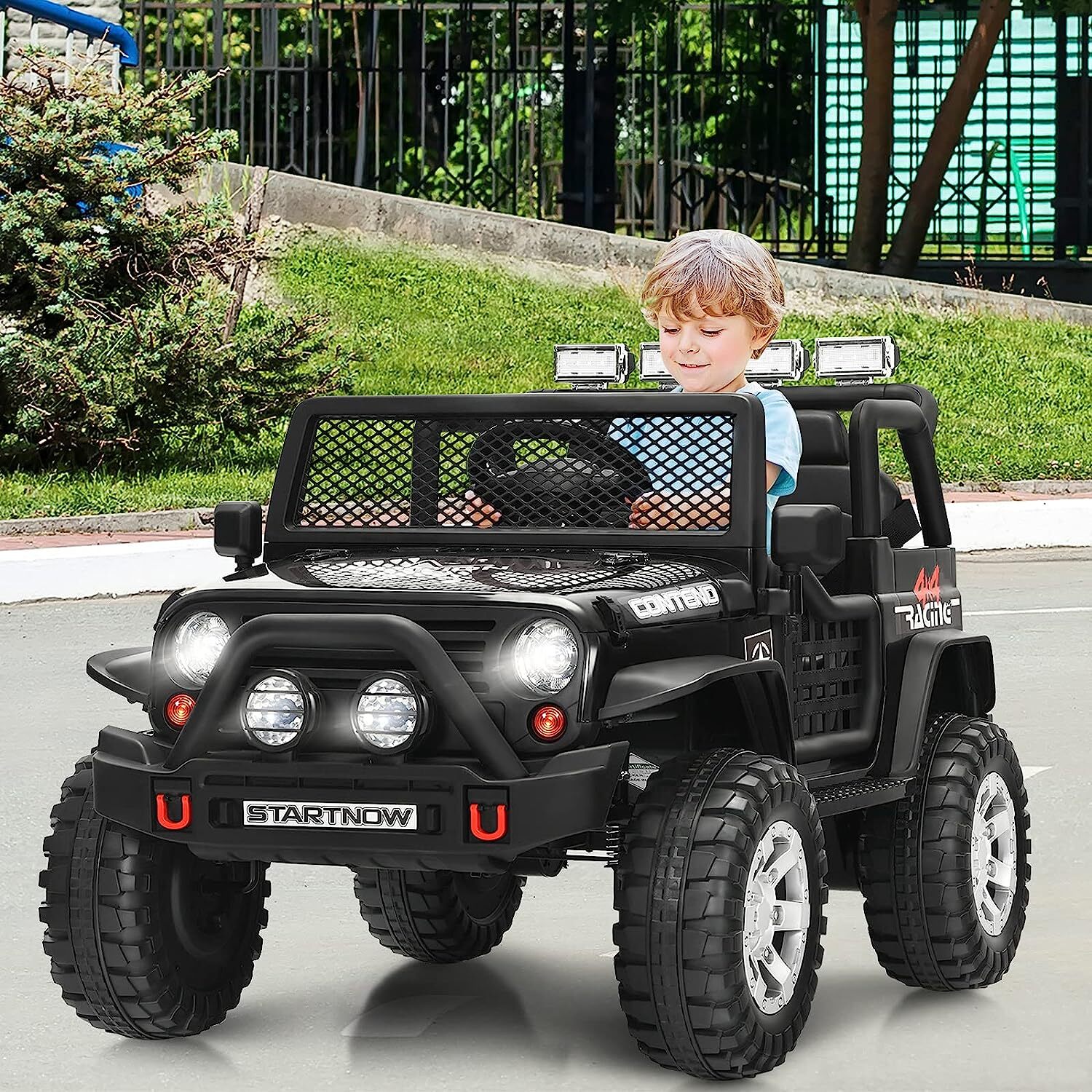 12V Kids Ride on Car Jeep Electric Vehicle Truck w/ Remote Control MP3 LED