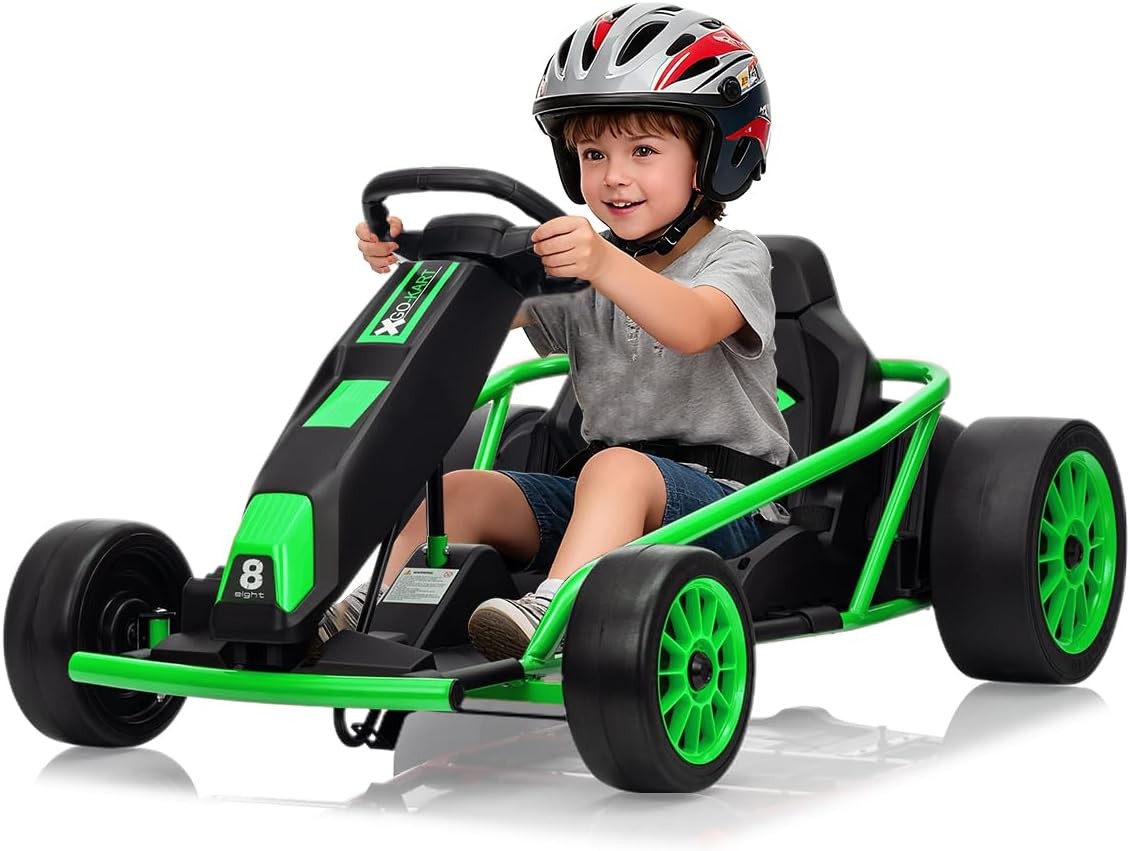 24V Ride On Go Kart for Kids 24V 9Ah Battery 2x300W Motors Electric Ride on Toys