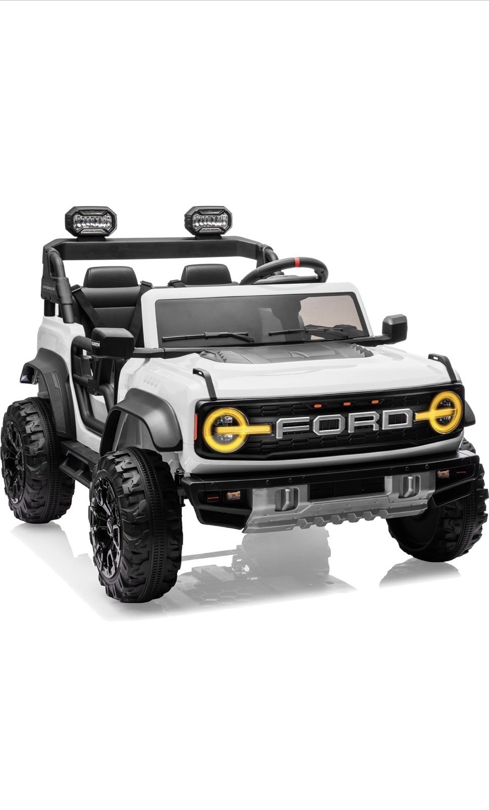 First Ride On Licensed Ford Bronco Raptor 24v 2 Seater Kids Ride On Toys Car Ba