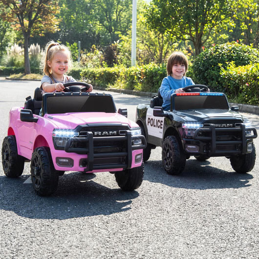12V Kids Ride-On Truck Licensed RAM 3500 Battery Powered Car w/ Remote Control