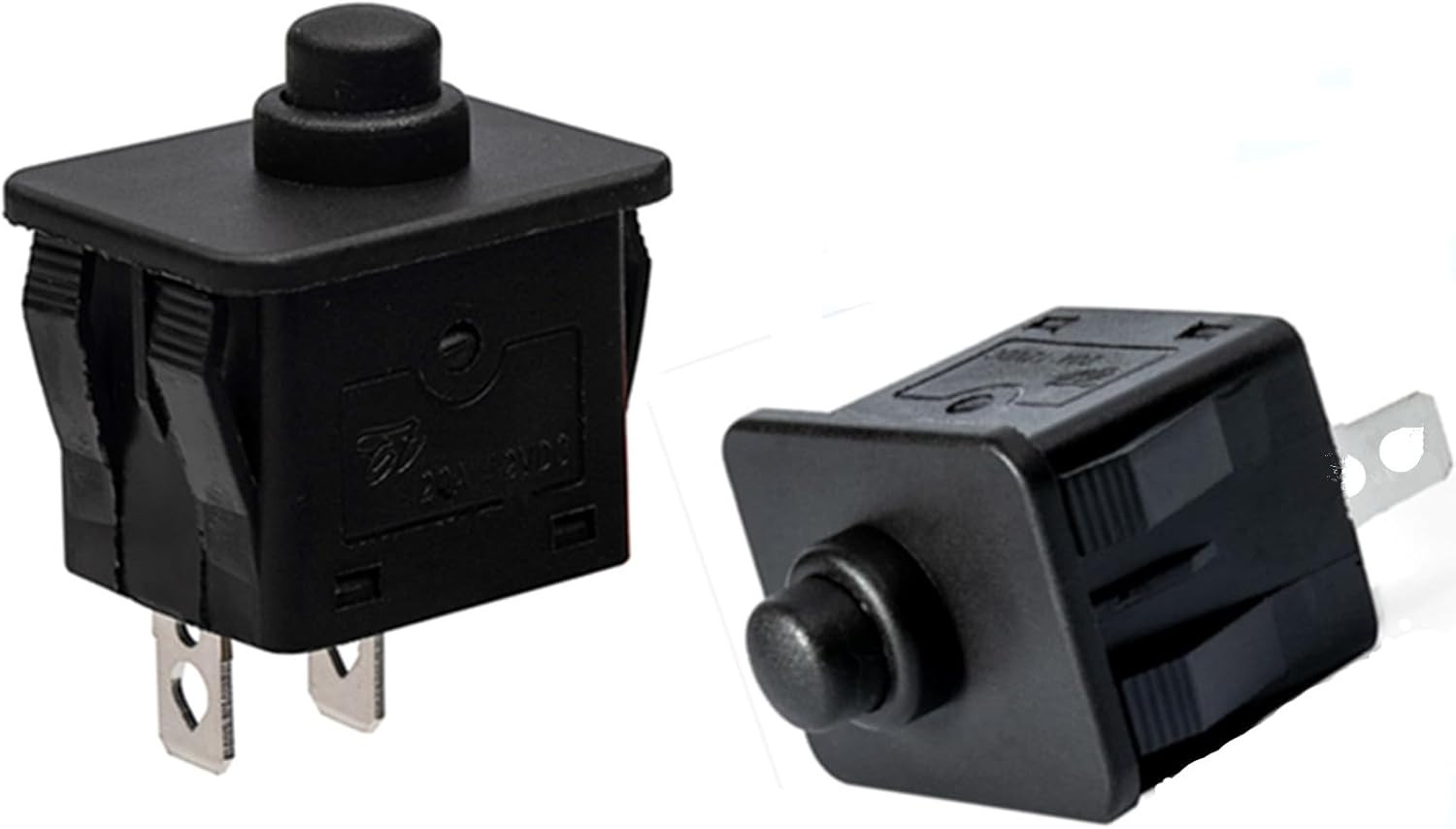 2 Pcs 6Volt 12Volt 2Pin Plunger Type Power Wheel Foot Pedal Switch Accelerator G