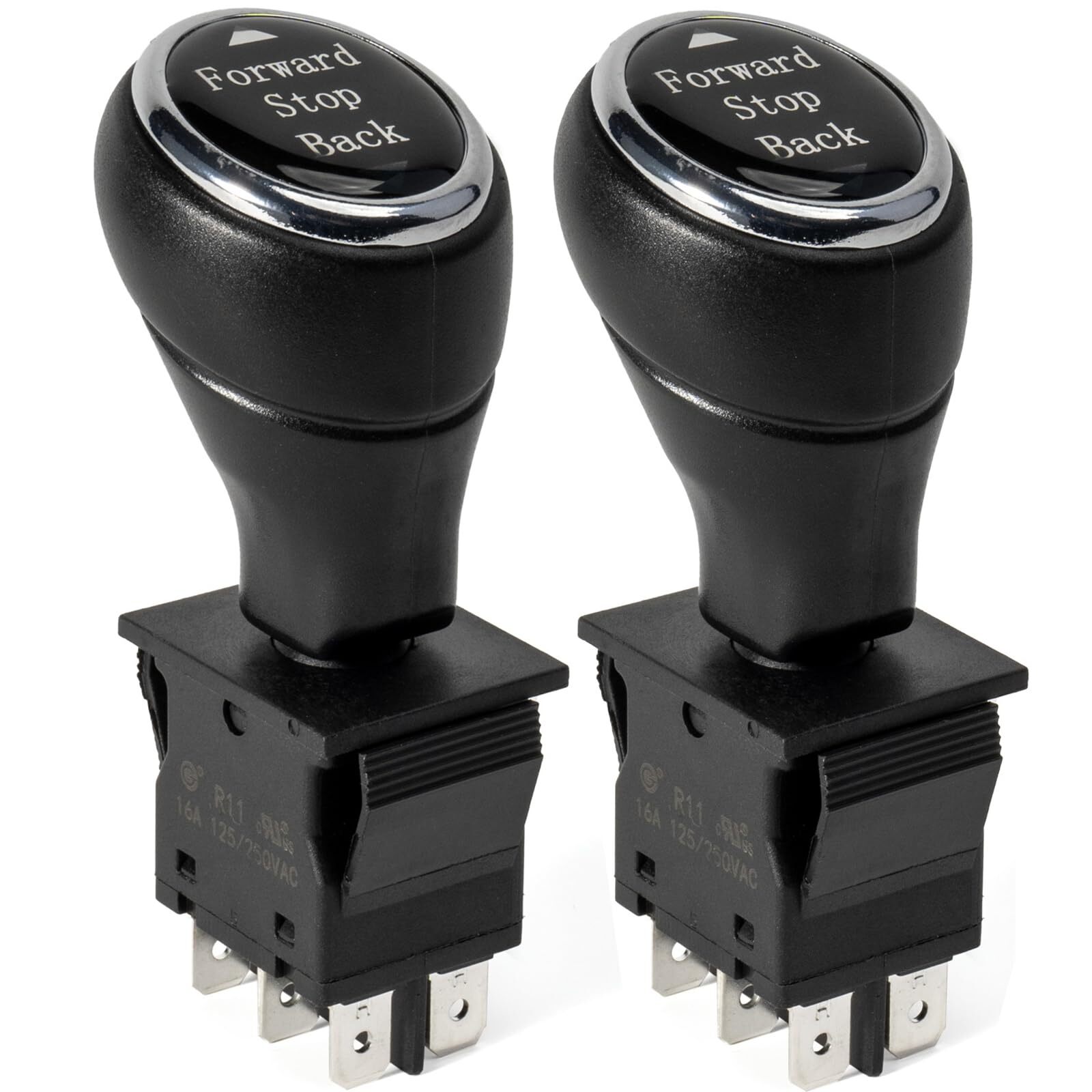 2 Pcs 6V 12volt 24V Compatible with Power Wheels Forward Stop Back Shift Swit…