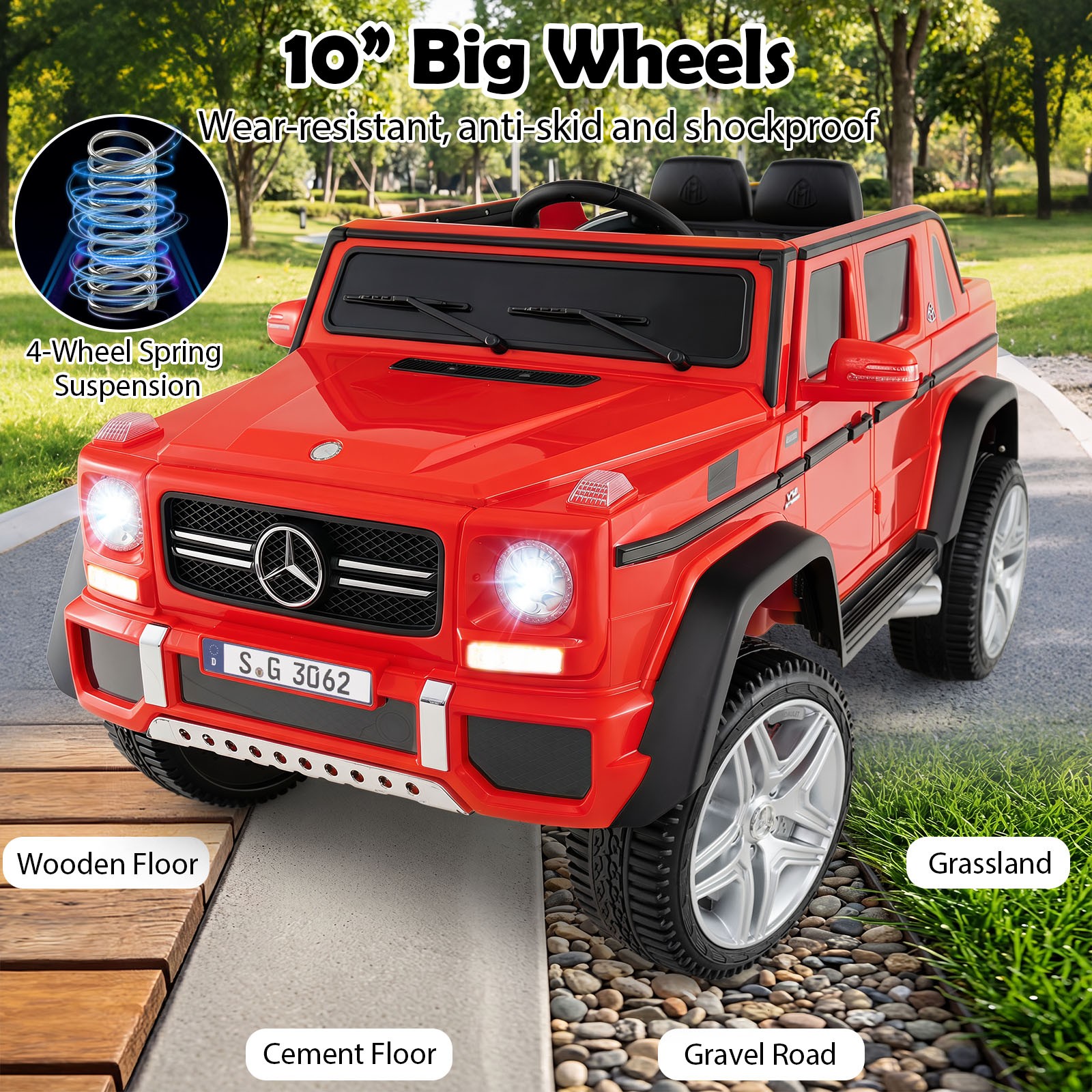 Licensed Mercedes-Benz Maybach G650S Kids Ride On Car w/Parent Remote Control