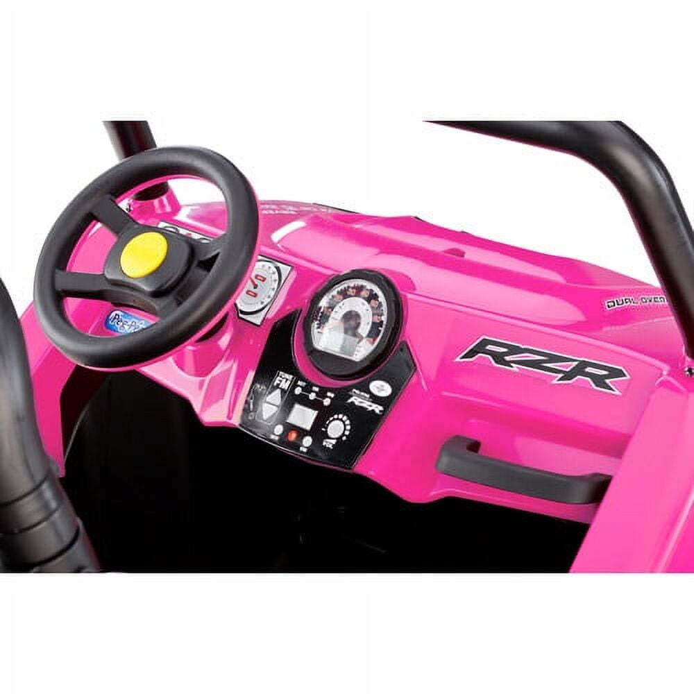 Peg Perego Polaris Ranger RZR 900 12V Battery-Powered Ride-on Toy Red or Pink