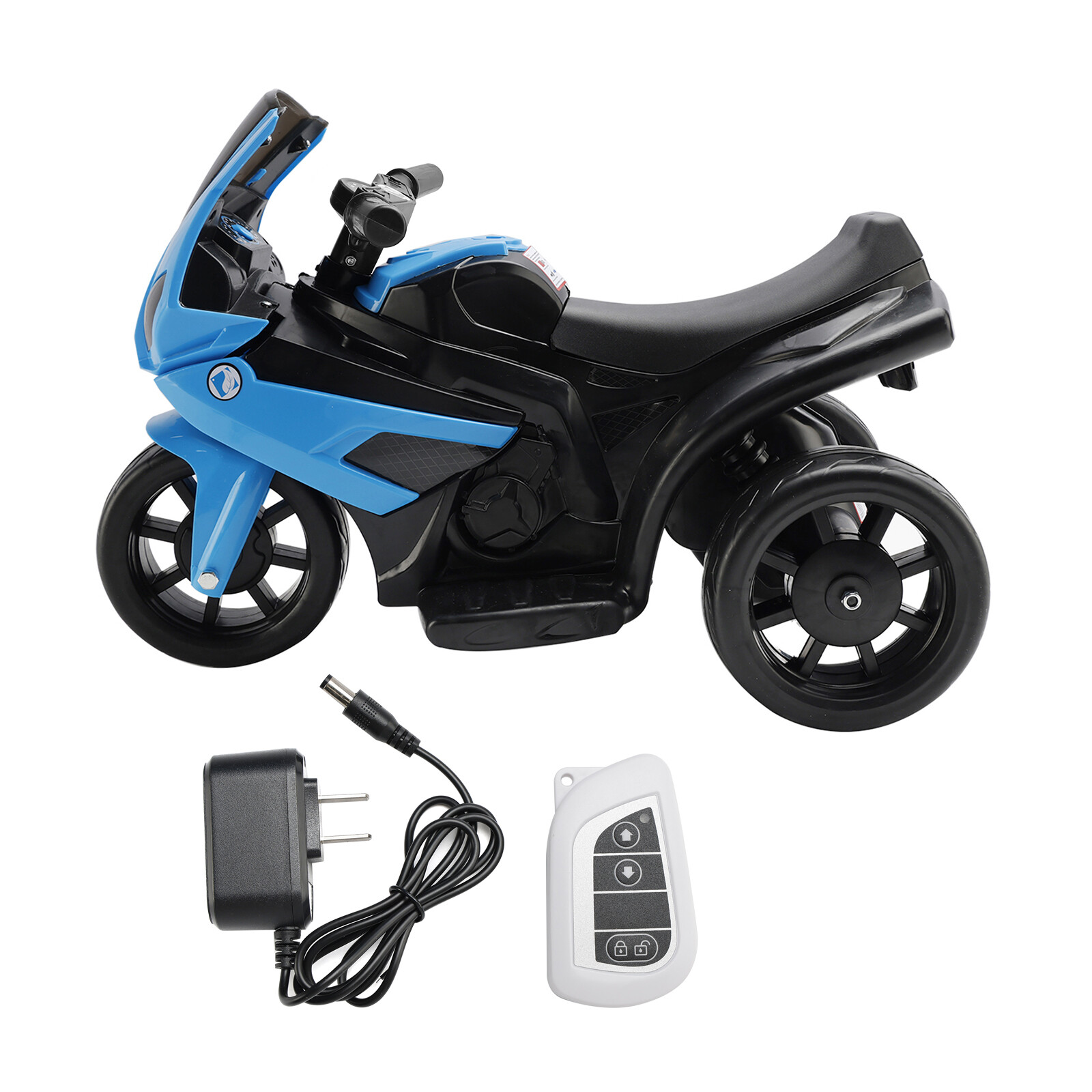 3Wheel 6V Kid Ride On Motorcycle Electric Toy With Remote Control LED Light#