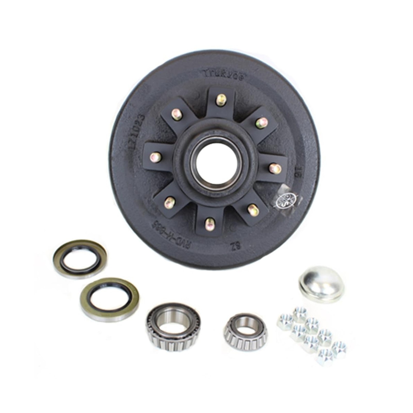 SOUTHWEST WHEEL 7,000 lbs. 9/16″ Studs Trailer Axle Self Adjusting Electric B…