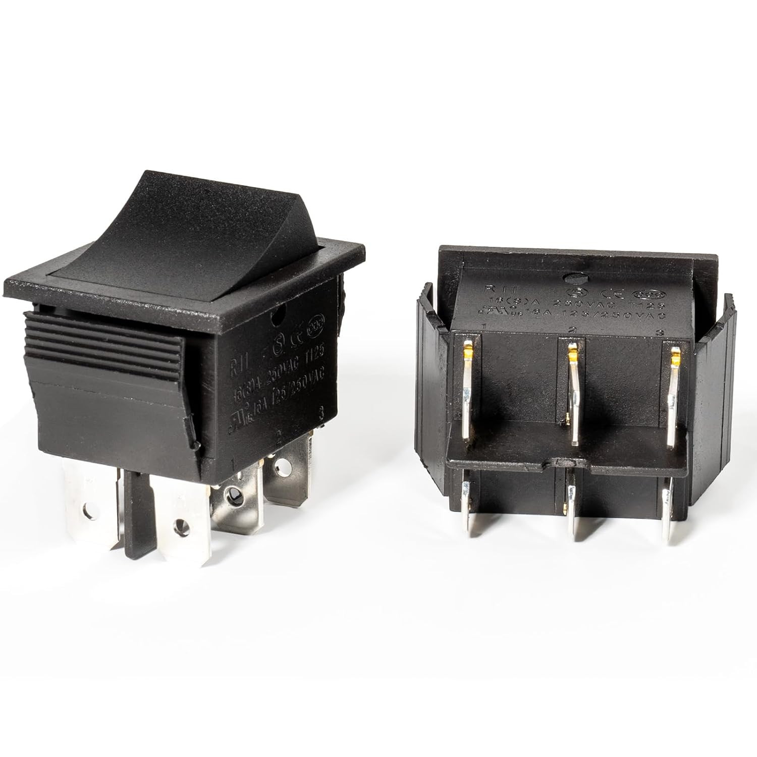 2 Pcs 6 Pin 12Volt 6V Gas Pedal for Kids Ride on Car Compatible with Power