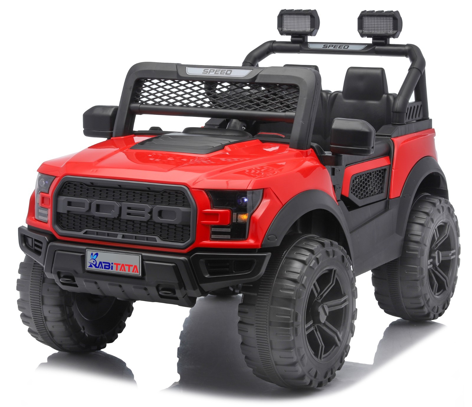 12V Kids Ride On Car – 2 Motors, Remote, Swing & Lights