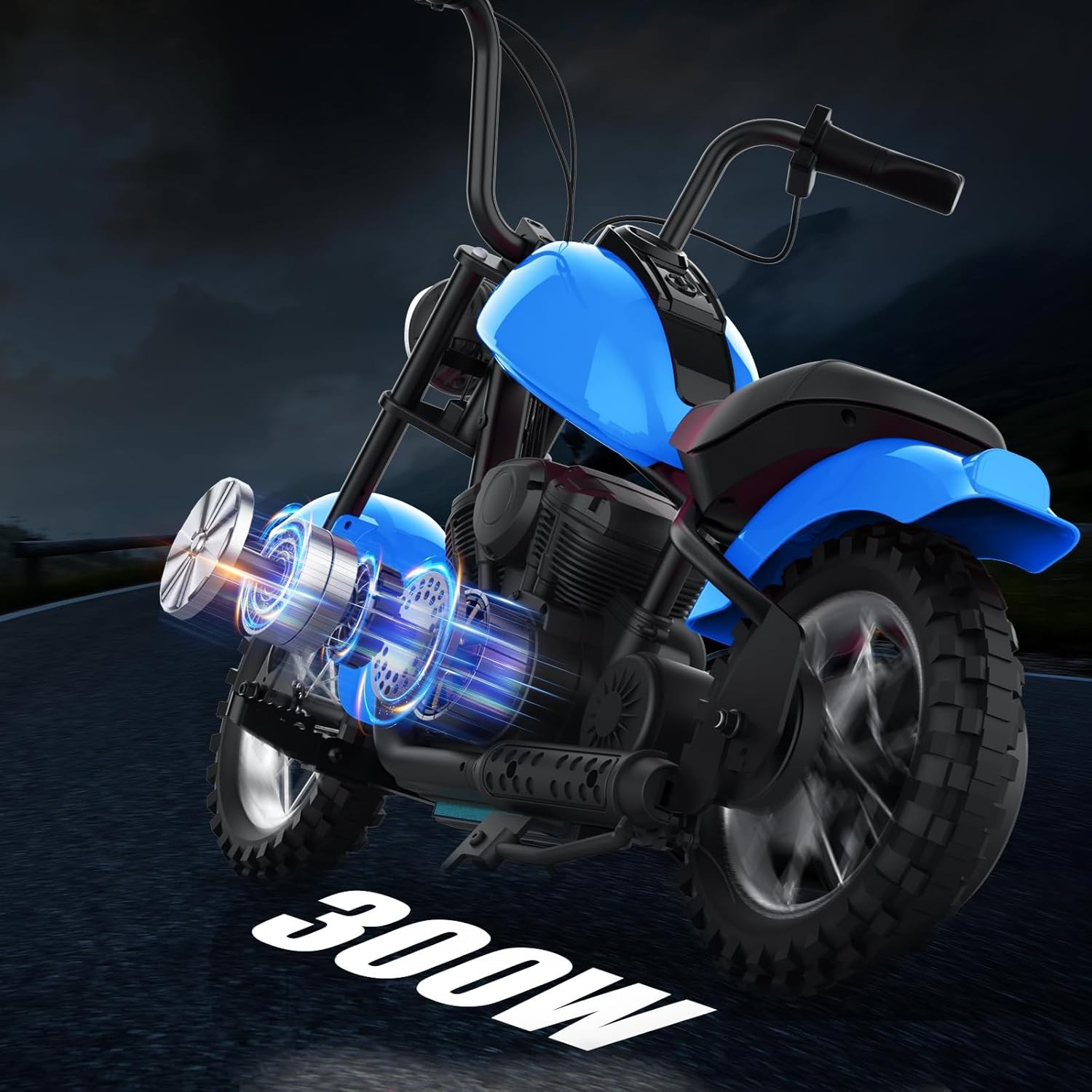 Ride on Electric Motorcycle for Kids 24V 250W Electric Dirt Bike with LED Light