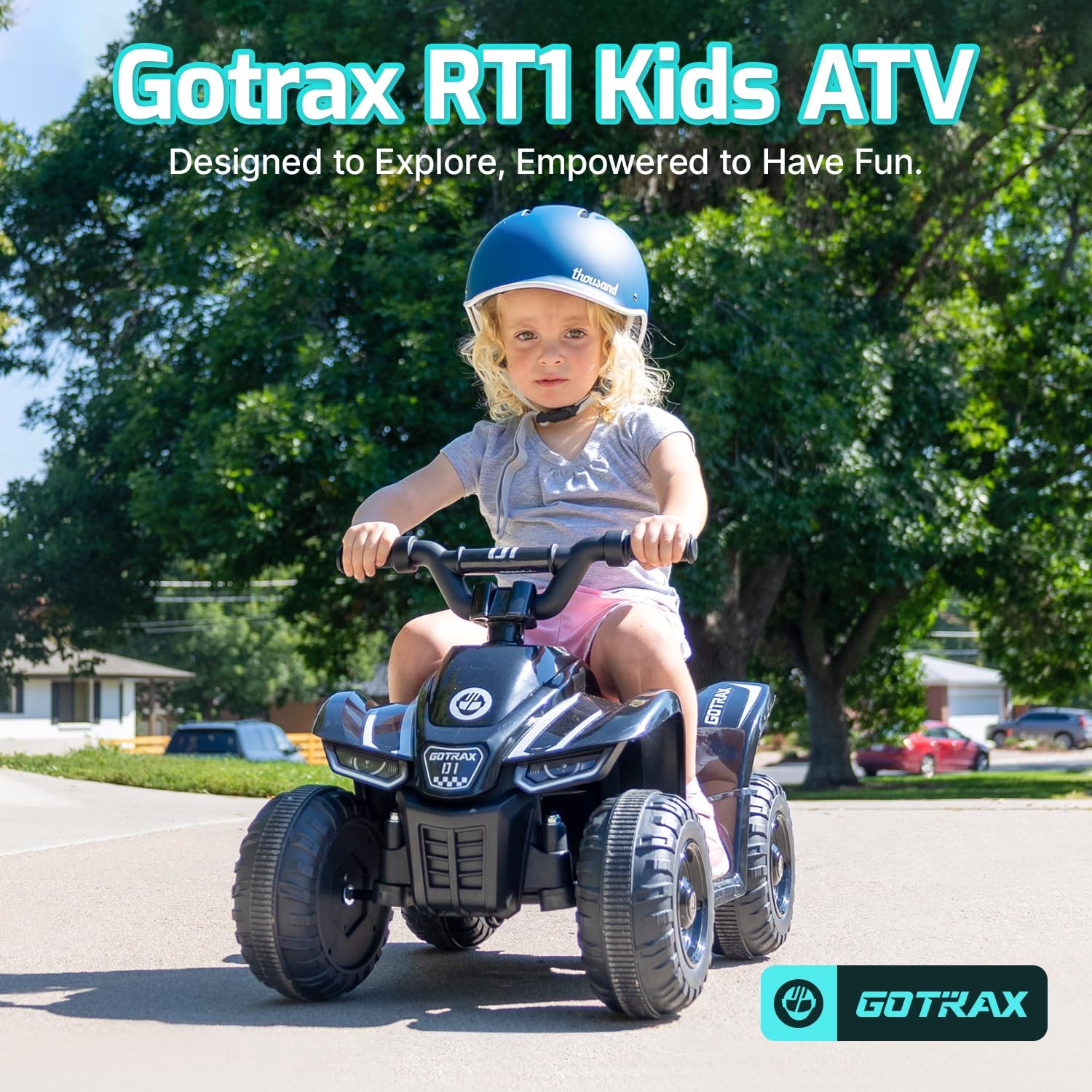 Gotrax RT1 Ride on Toy Toddlers 12V 80 Min 1.5 MPH