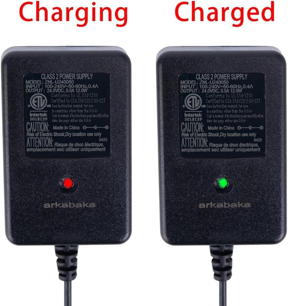 24V Charger for Ride on Toys, 24 Volt Battery Charger for Ride on Car SUV Car Ri