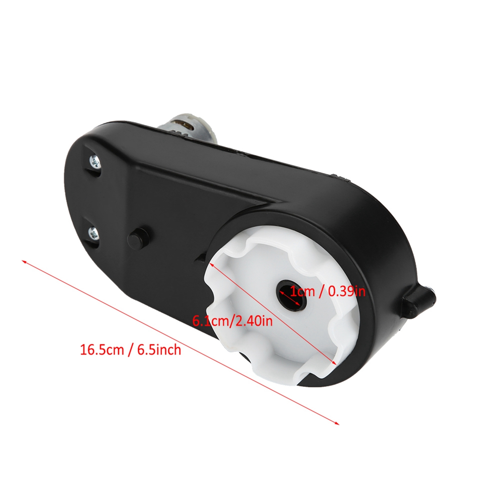 1pc 6.5″ RS390 Electric Motor Gearbox 12V 16000RPM for Kids Car Toy Portable New