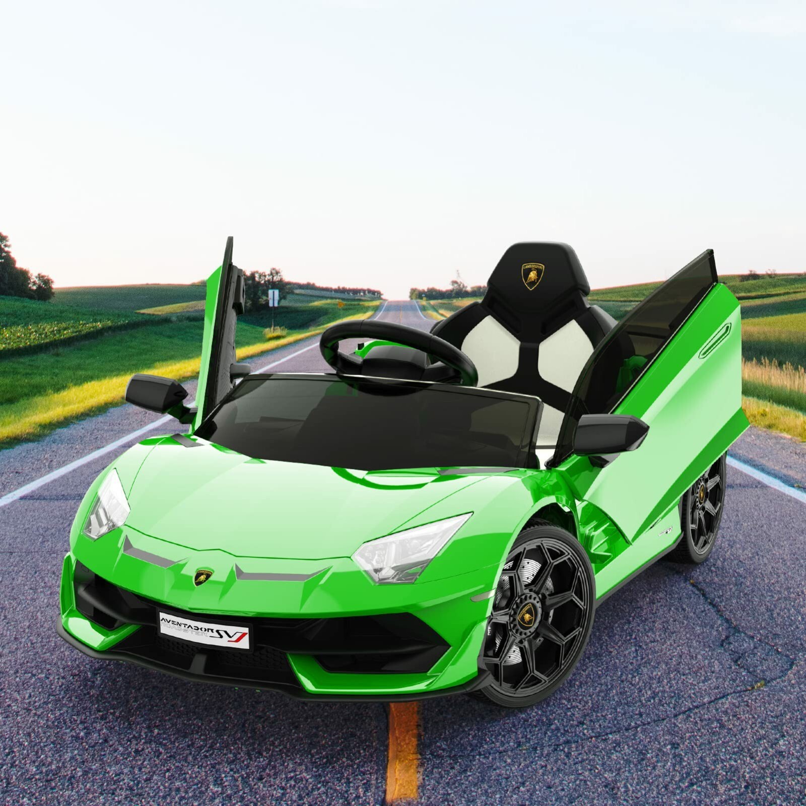 Ride on Car for Kids 12V Electric Vehicles Battery Powered Sports Car w/ Control