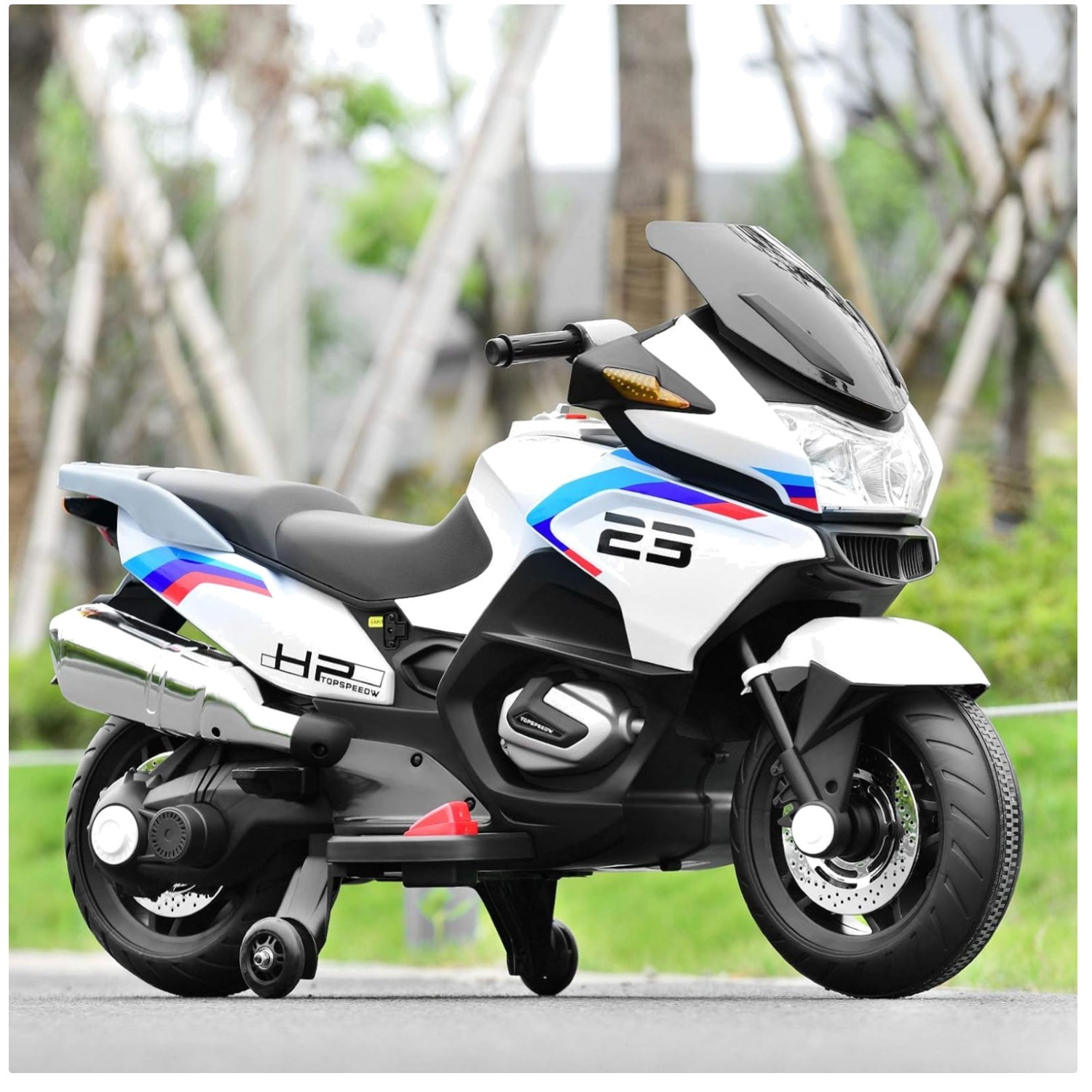 Kids Ride On Motorcycle, 12V Electric Battery Powe