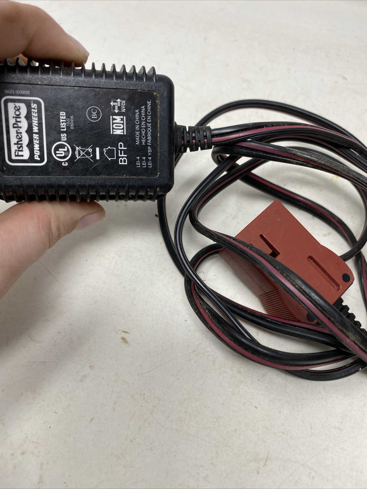 Fisher Price Power Wheels Class 2 Battery Charger 6V 00803-1295