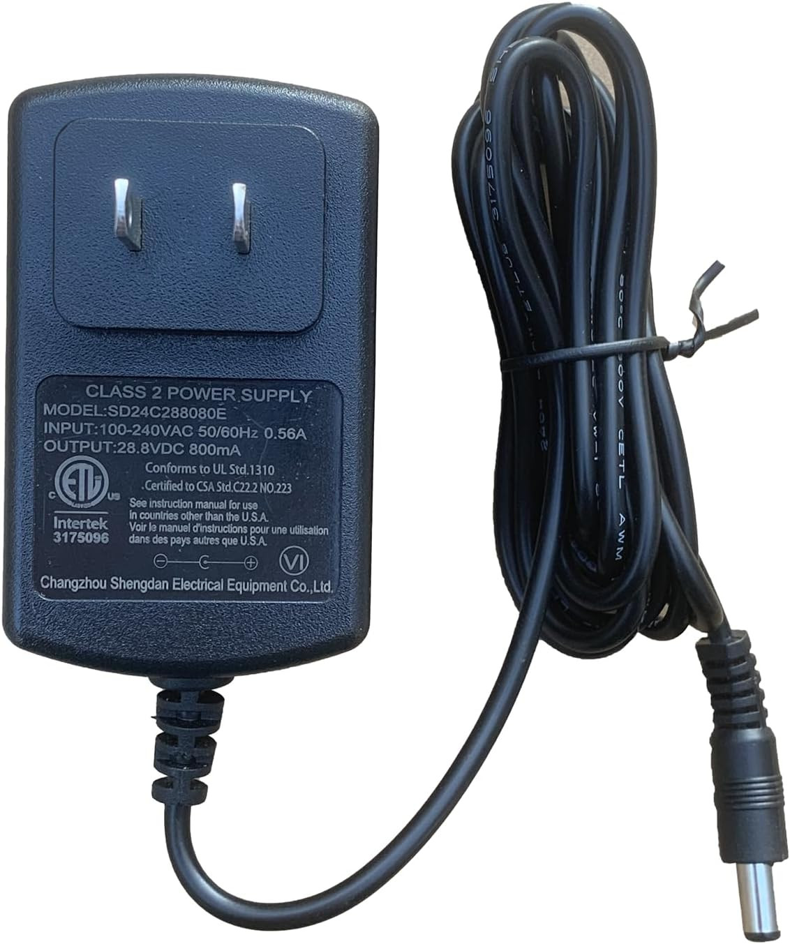 Car Charger 28.8V 800mA 24V Round Hole Charging Indicator Light Electric Baby