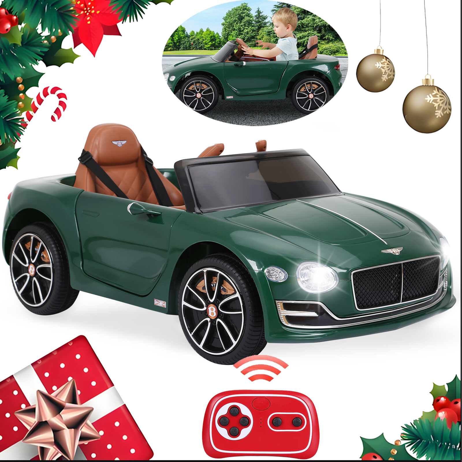 Licensed Bentley EXP-12 Kids Toddler Ride On Car Remote Control Electric Toy Car