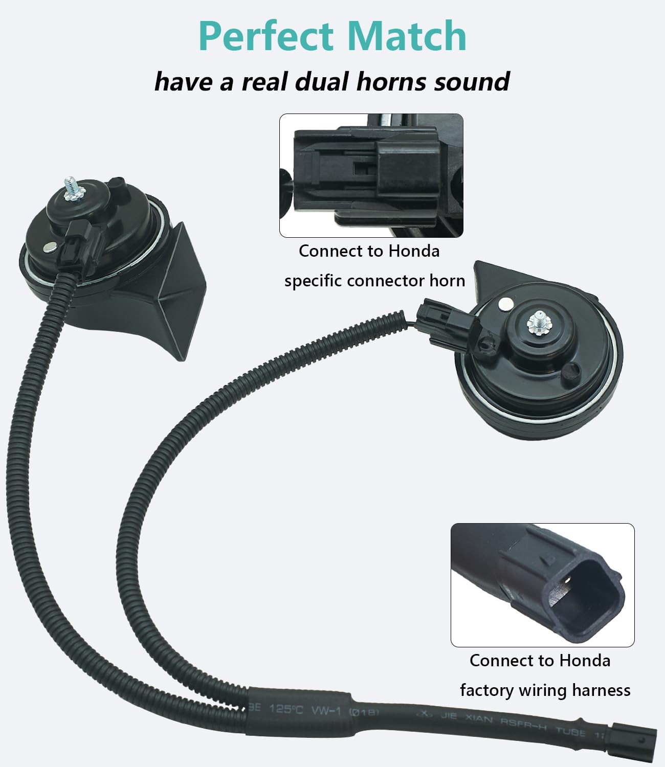 NEOGET Dual Horn Upgrade Kit Compatible with Honda HR-V (2016-2022), Fit (200…