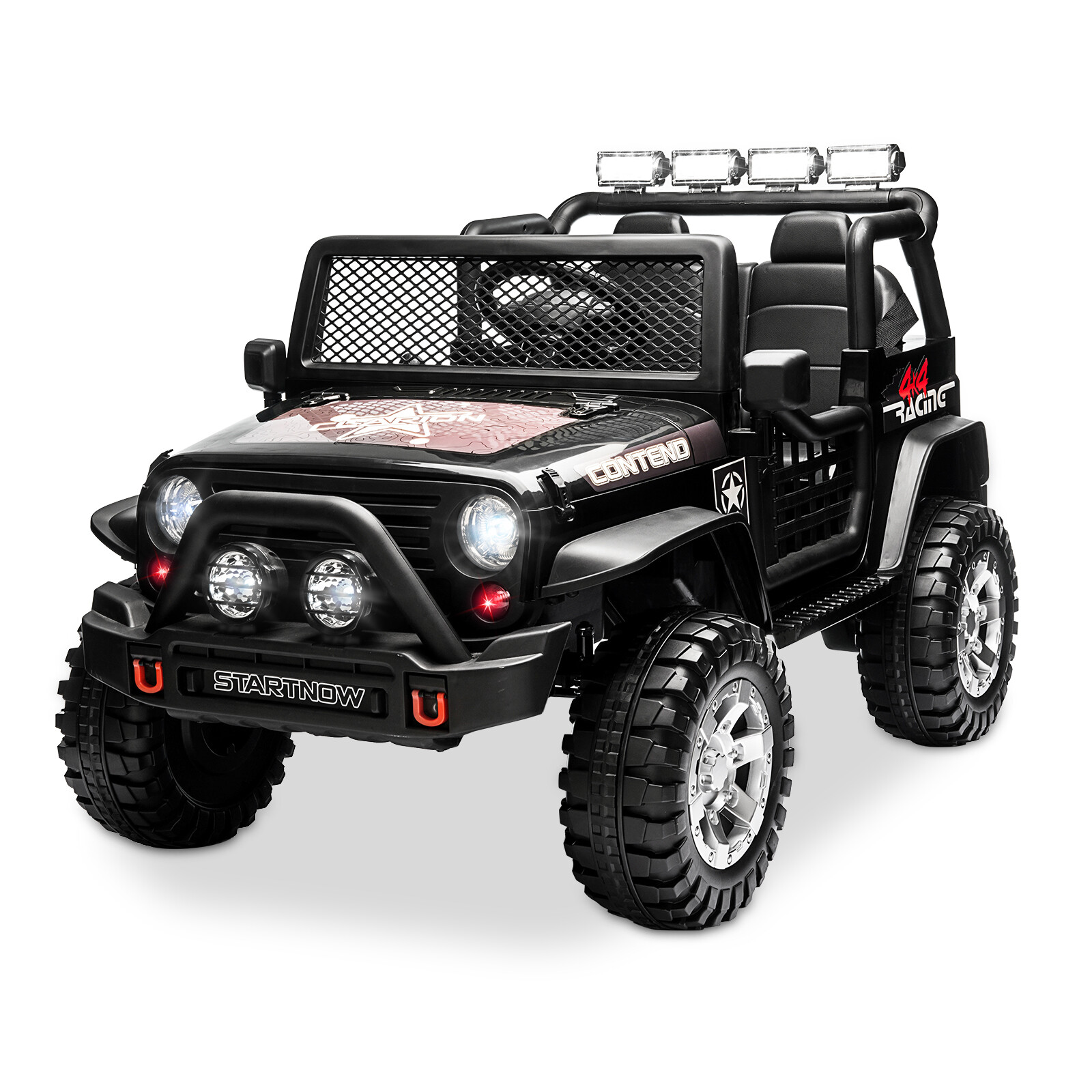 12V Kids Ride On Truck Electric Vehicle Jeep 2 Seater Car Toy w/ Remote Control