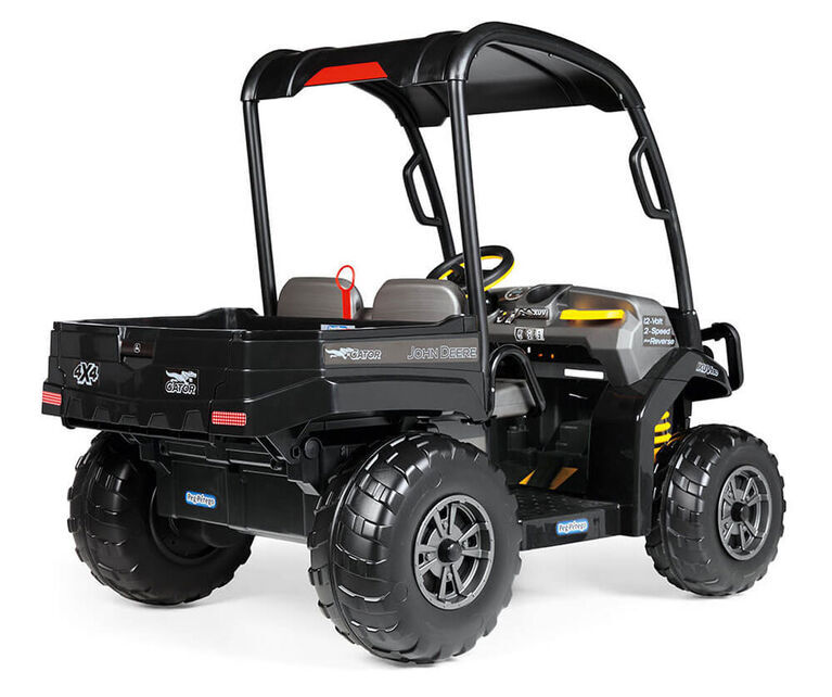 Peg Perego John Deere Gator XUV Midnight Black, 12-Volt Battery-Powered Ride-On