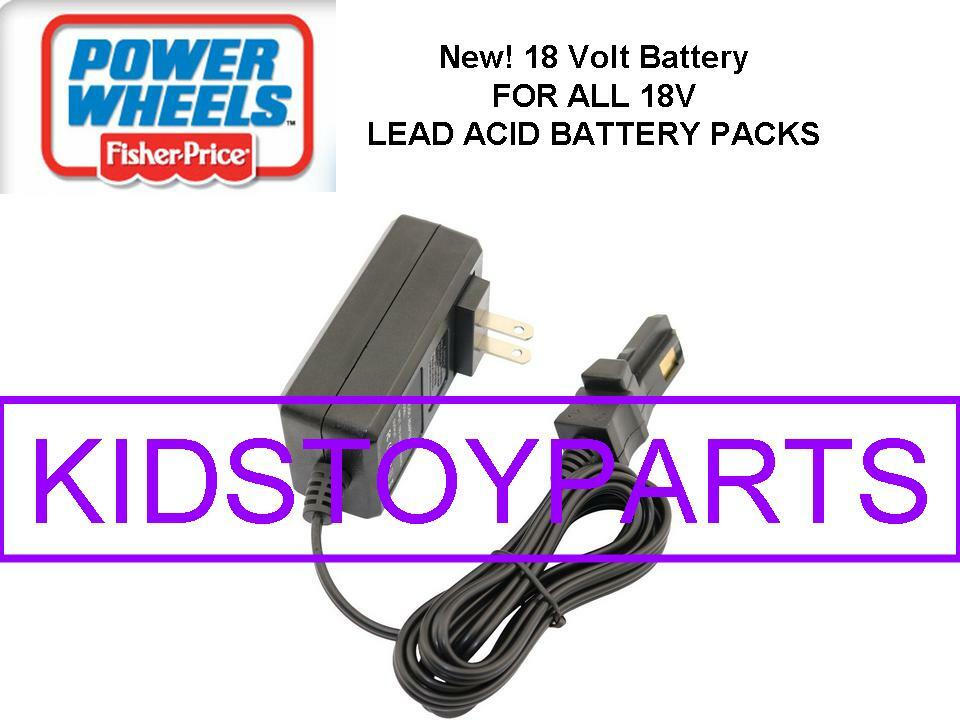 18V Volt Power Wheels Cars Trucks Jeeps Lead Acid Charger