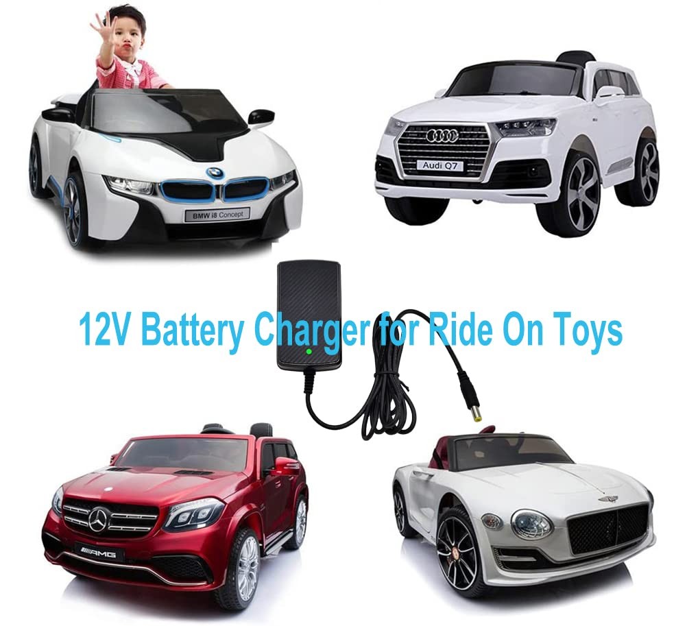 12V Battery Charger for Ride On Toys Car, 12 Volt Kids Battery Class 2 Power …