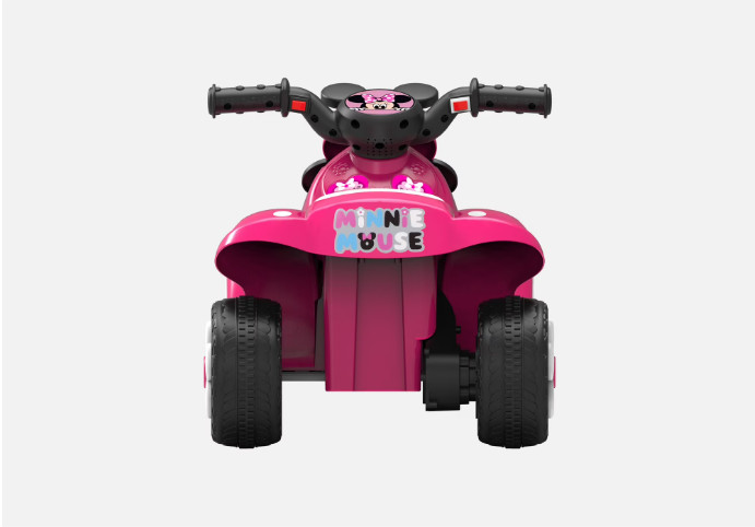 6V Minnie Mouse Quad, Battery Powered Ride-on, Ages 3+