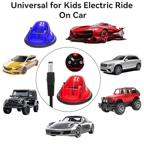 12 Volt Battery Charger for Ride on Toys, 12V Kids Ride on Car Charger for Best