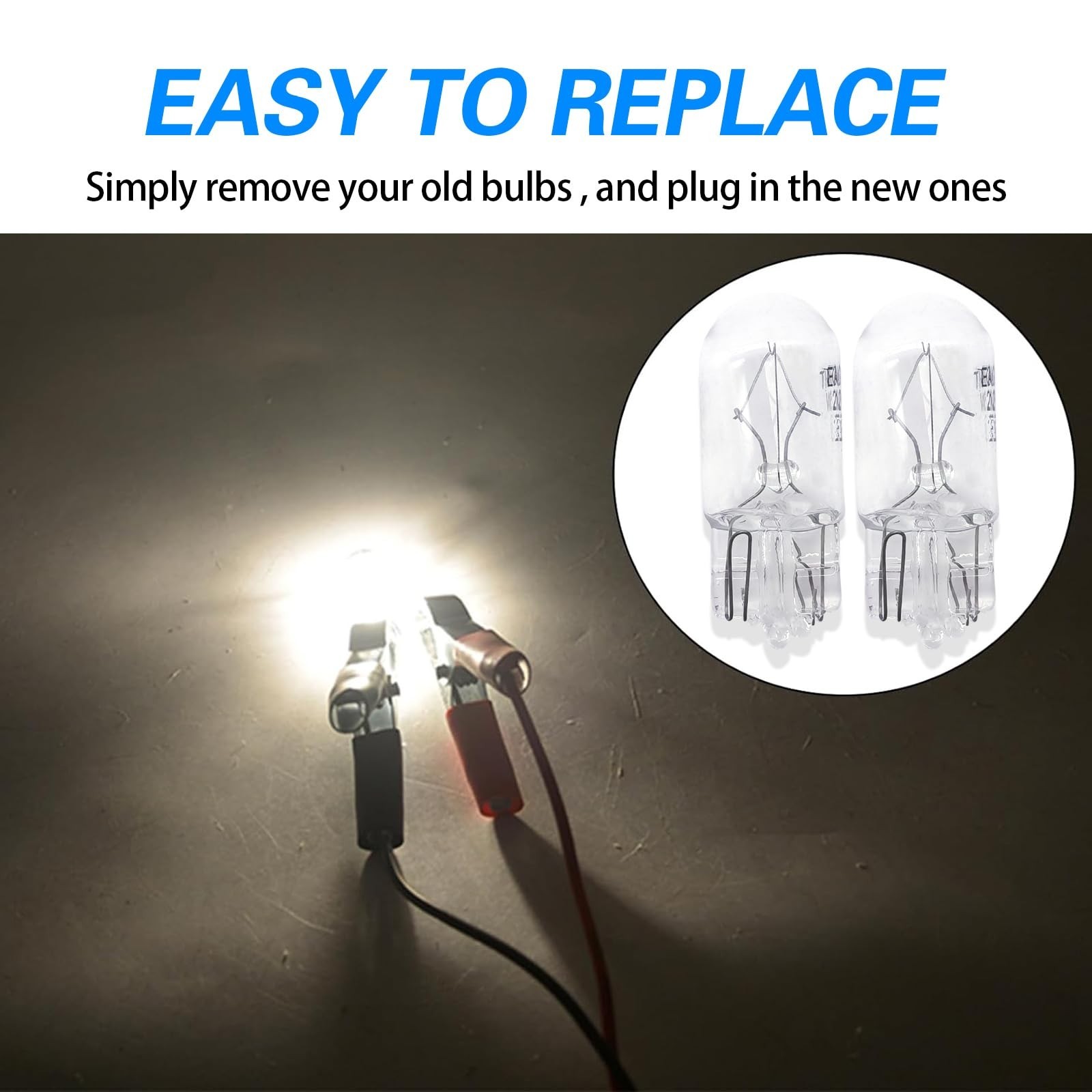 10 PCS Flat Foot T10 Car Small Light,168 192 12V 5W Low Power High Transmitta…