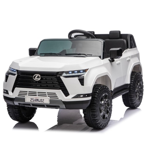 24V 2-Seater Kids Ride on Car w/ High Chassis Four-wheel Suspension LED light