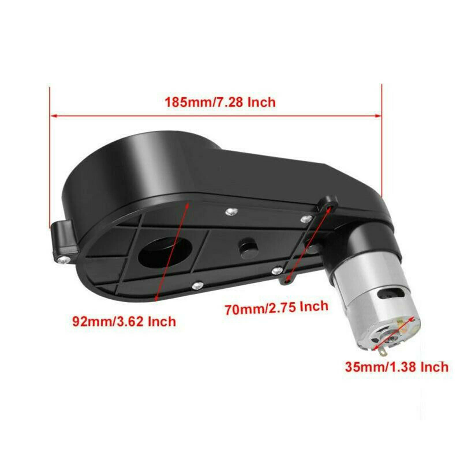 30000RPM 12V Power Wheel Gearbox Motor For Electric Ride On Toys For Kids Car