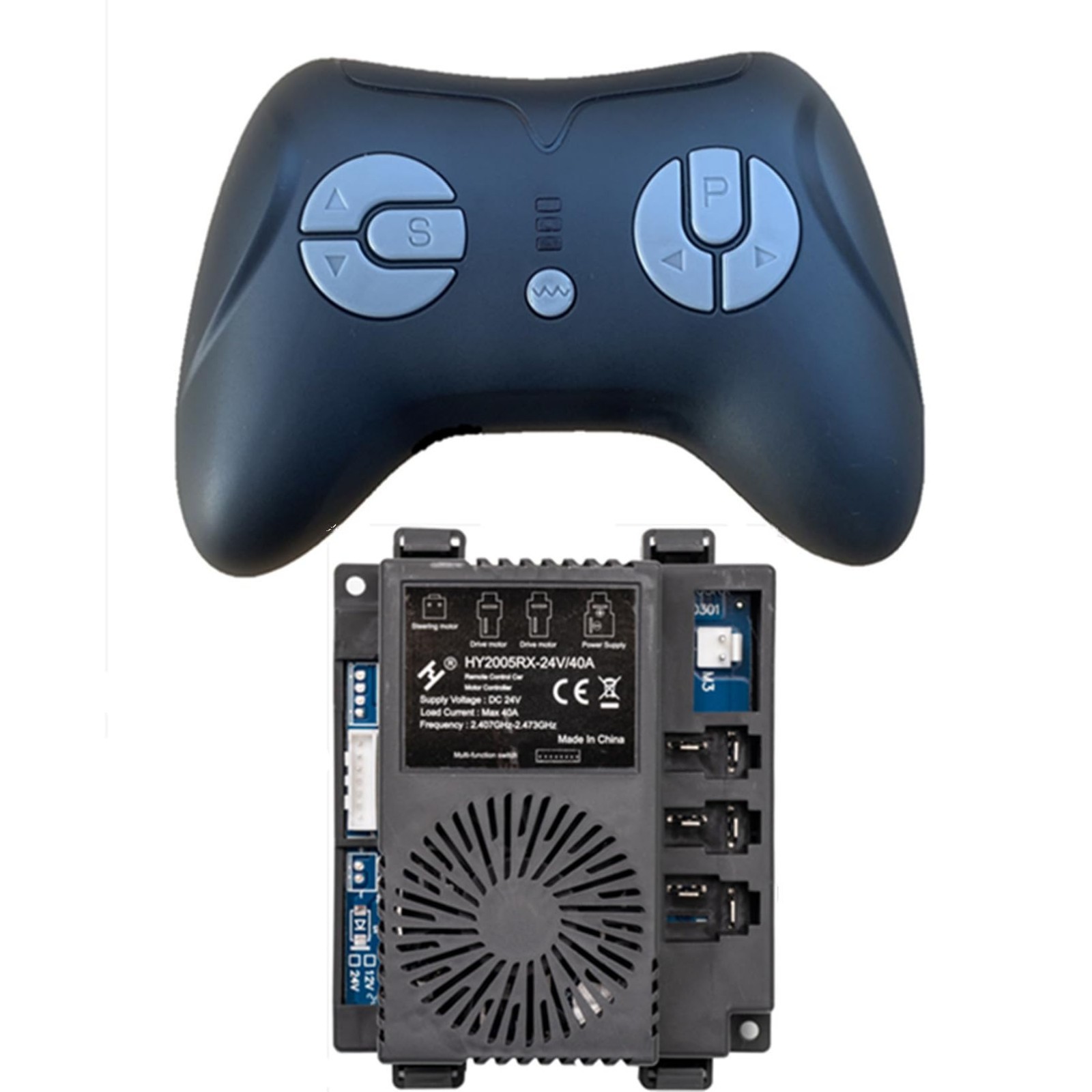24V 40A Remote Control for Kids Ride-On Toys, Mainboard & Controller Box Accesso