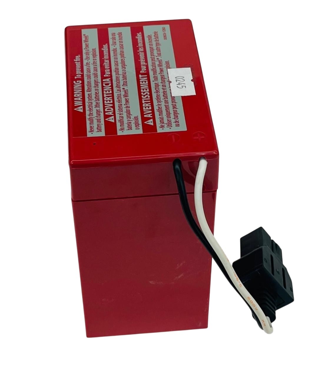 Power Wheels Super 6 Volt Red Battery, 00801-0712, Two Pack (2 Batteries)