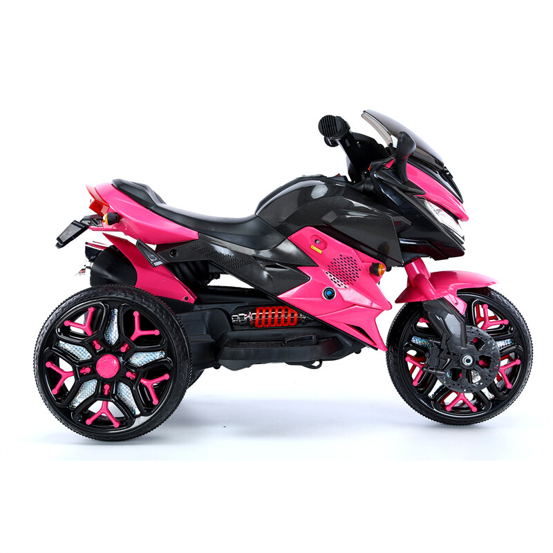 12V Electric Kids Motorcycle Ride-On Motorbike 3-Wheel 1.8-3.2MPH for Age 3-6