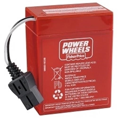 Power Wheels T1964 Girls Firerock Jeep Wrangler Replacement 6 Volt Battery