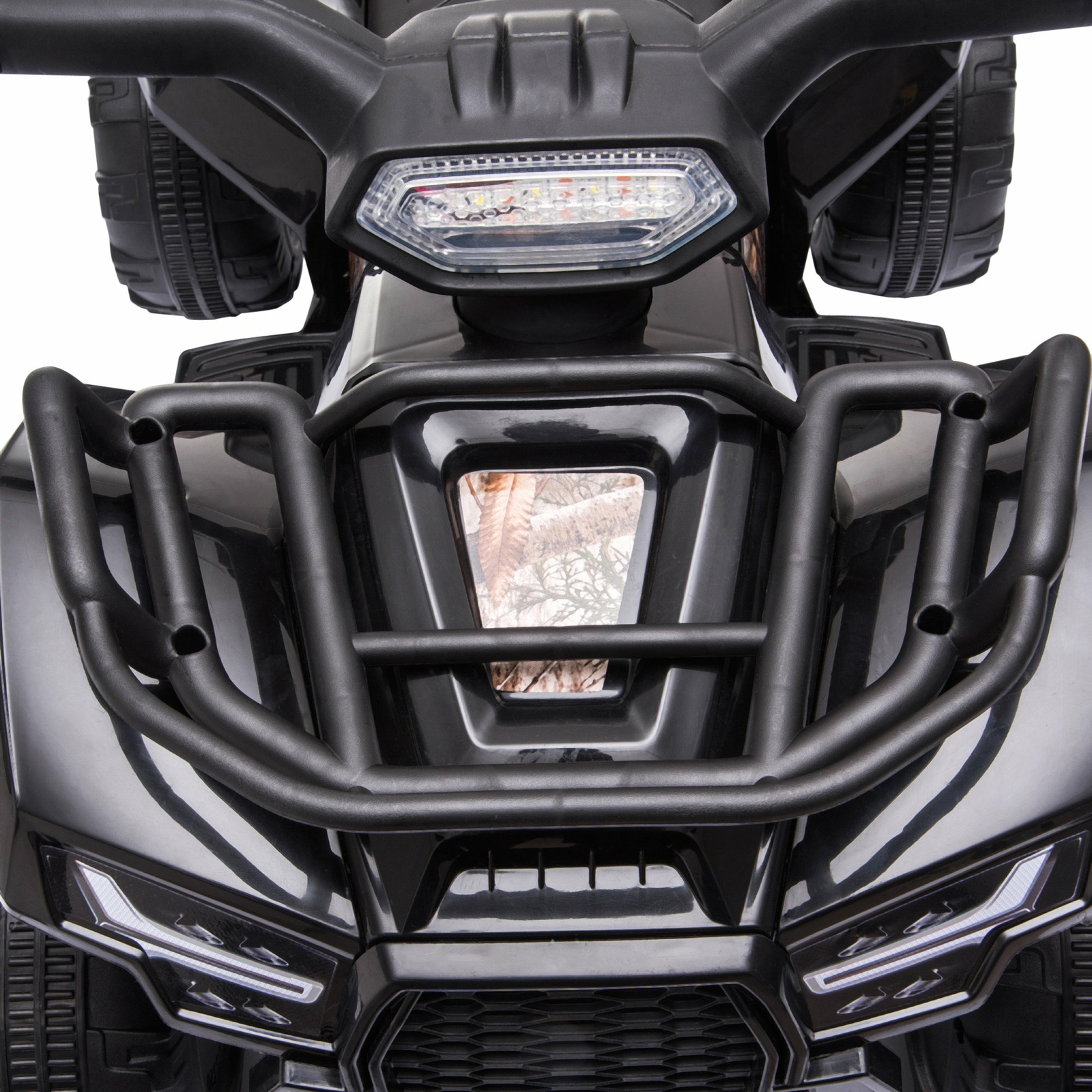 Kids 6V Battery Powered Ride On Car Quad Four Wheeler ATV Toy w/ LED Headlights