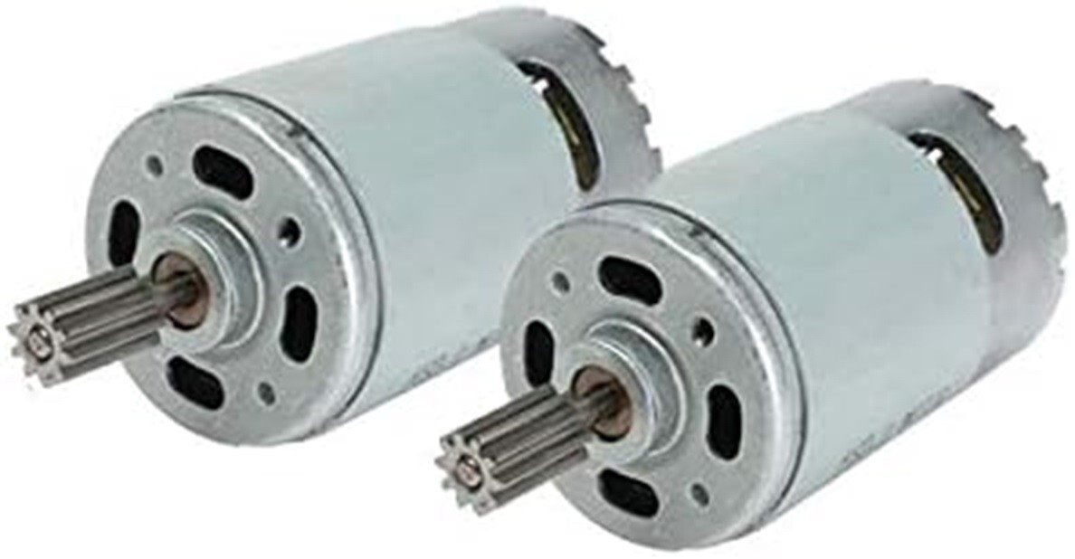 2 Pcs 550 40000RPM Electric Motor High Speed RS550 12V for Power Wheels