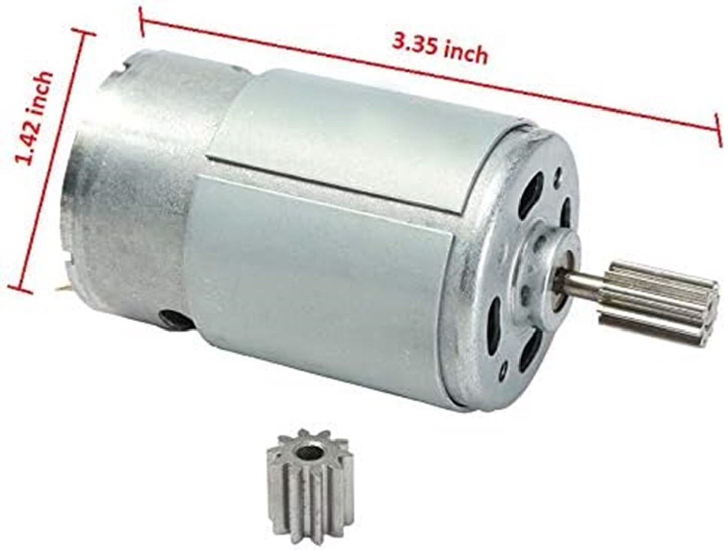 2 Pcs 550 40000RPM Electric Motor High Speed RS550 12V for Power Wheels