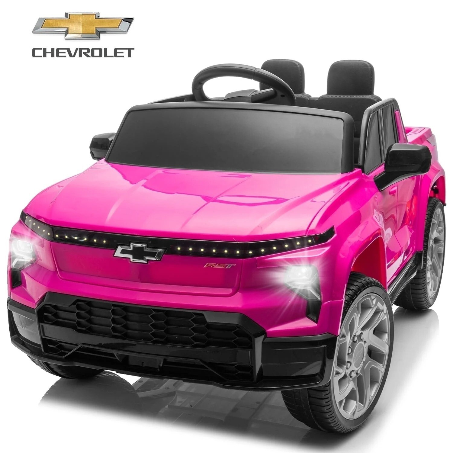 24V Licensed Chevrolet Silverado Kids Ride on Truck Electric Car Toy with Remote