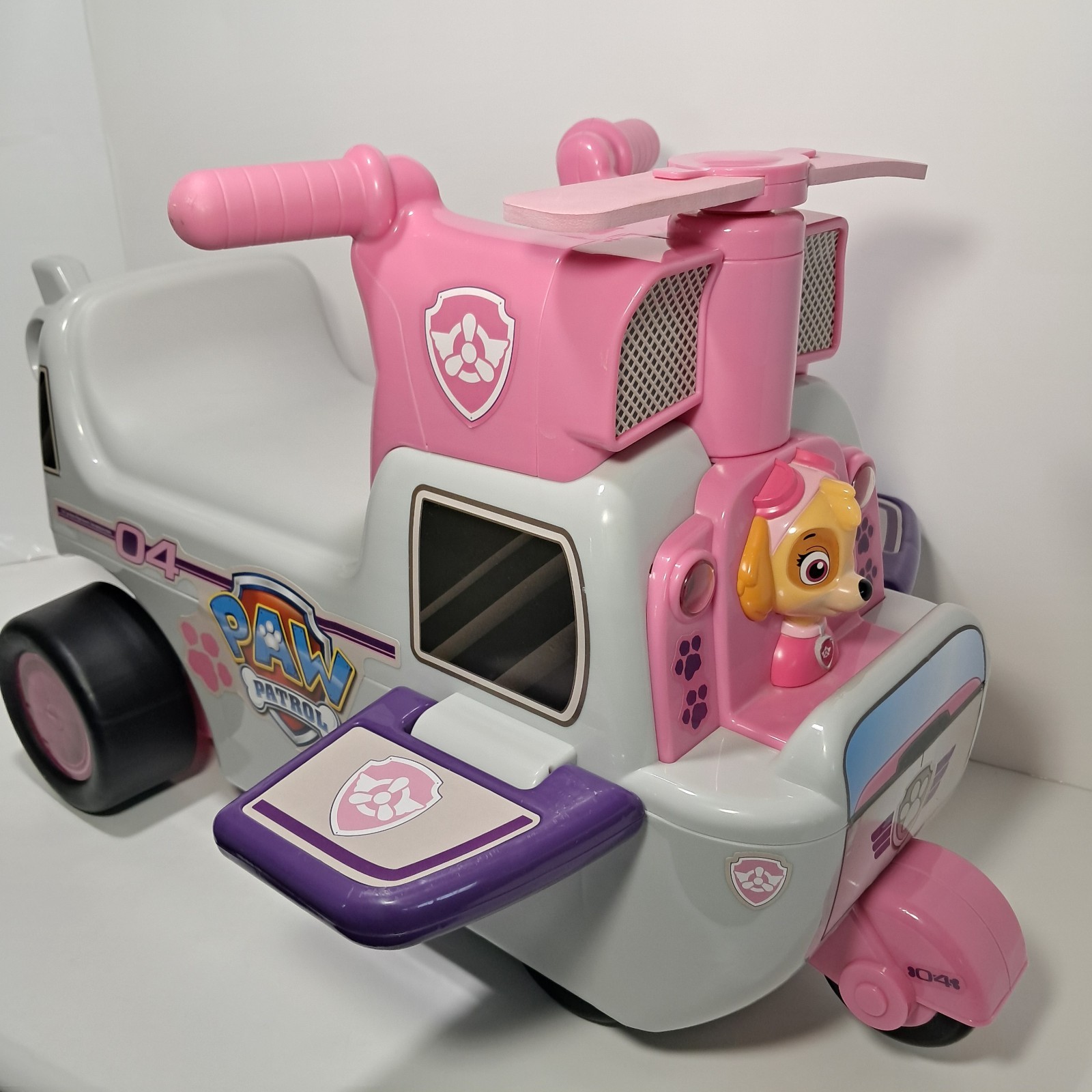 Paw Patrol Skye High Flying Helicopter Ride On Toy Music, Sounds & Lights JAKKS