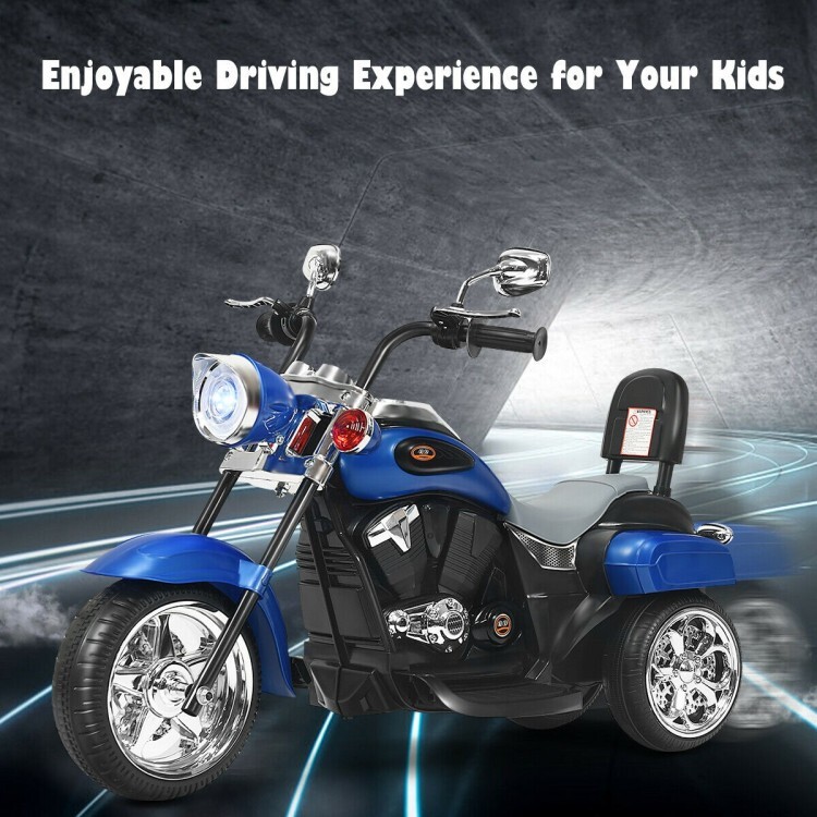 6V Toddler Electric Motorbike In/Outdoor Kids Ride On Toys W/ Horn & Headlights