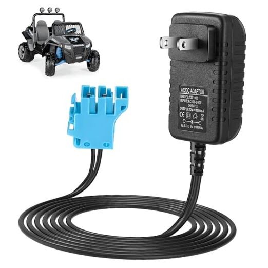 12V Ride On Toy Charger with LED Indicator, 12V Battery Charger