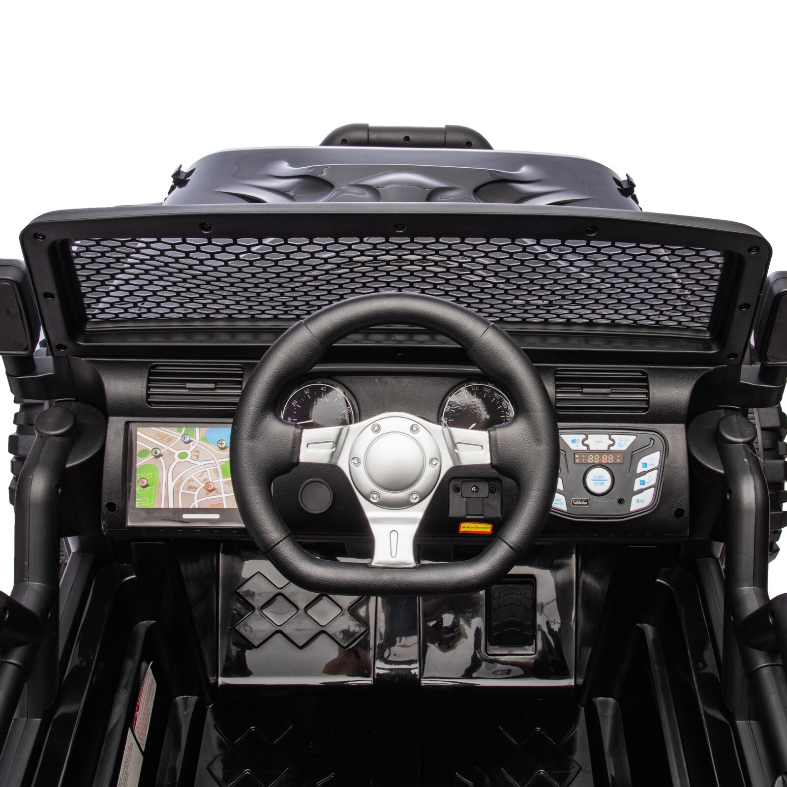 2 Seaters Ride on Car for Kids 24V Electric Truck Toy with Remote Control 400W