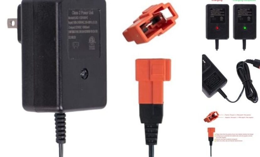 Universal 12V Charger for Kids Ride On Toys and Cars – Compatible with BMX X6,