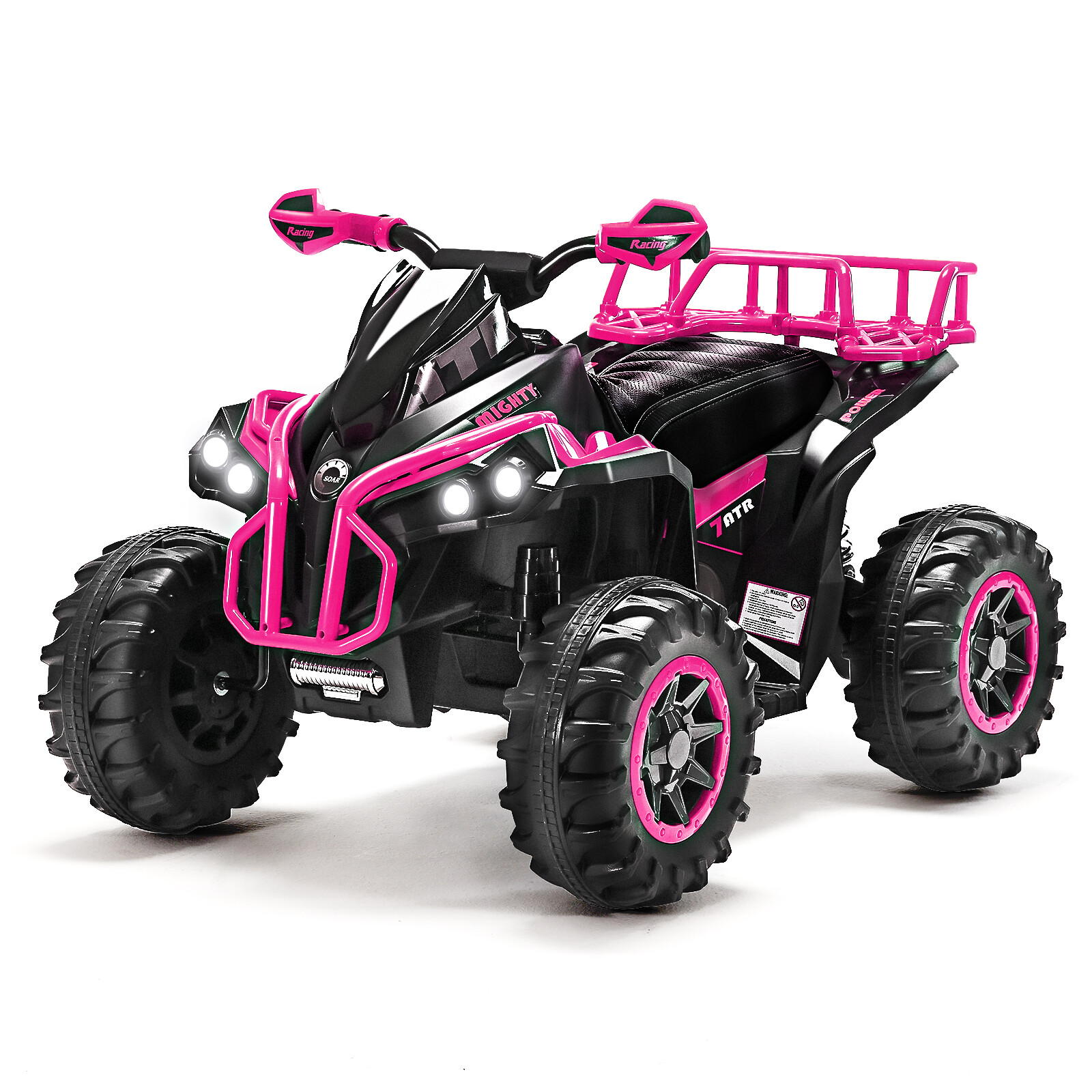 Four Wheeler for Kids with Music with LED USB Electric Ride-on Toy for Toddlersx