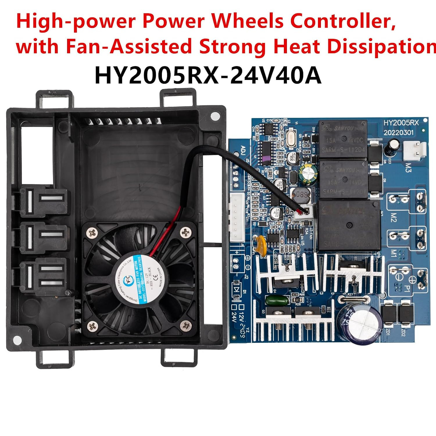 24 Volt DIY Wires Harness Conversion Kit for Kid’S Ride on Toys Car,2.4G Set of