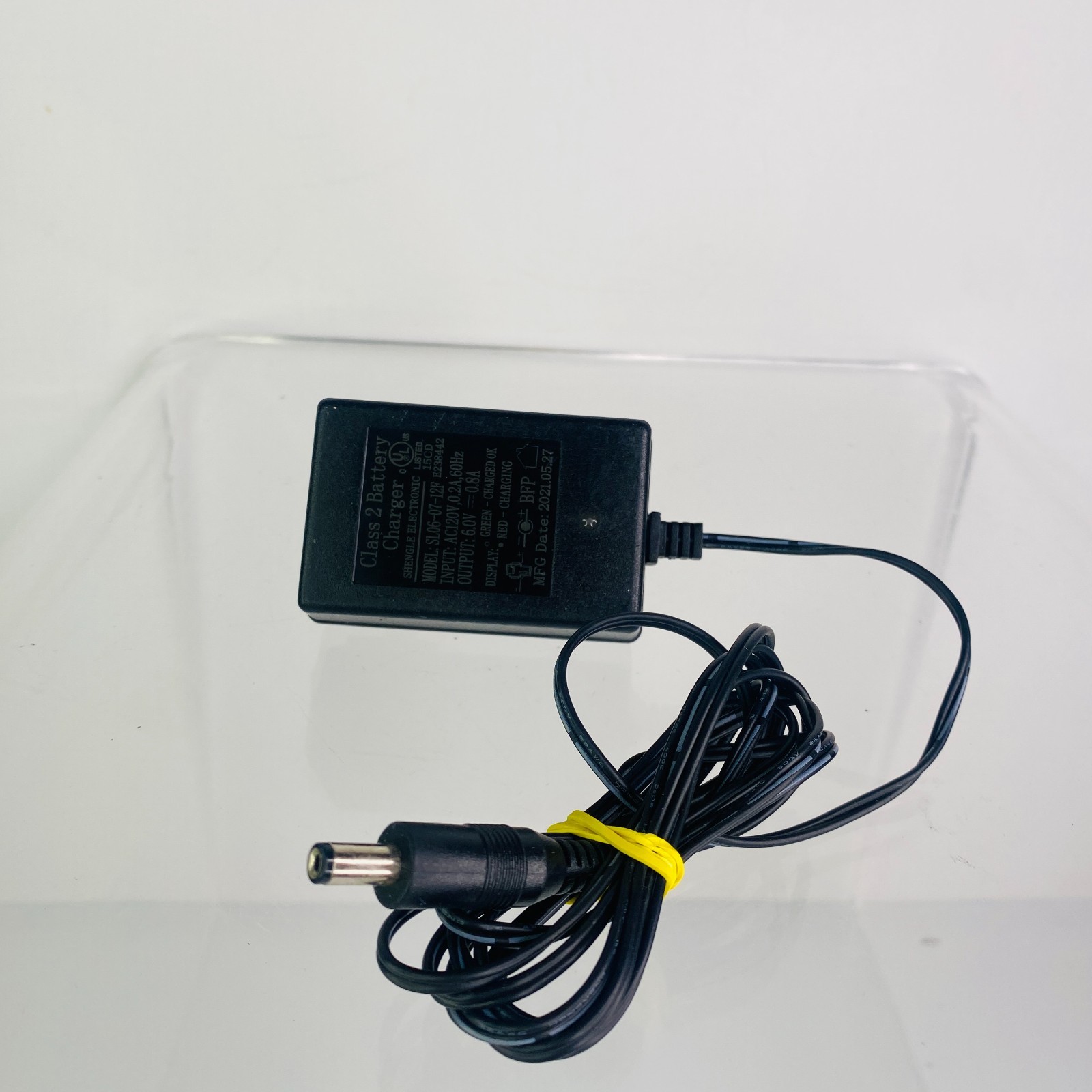 Shengle SL06-04-03 Battery Charger Kids Ride on Car Adapter 6V .2A Barrel